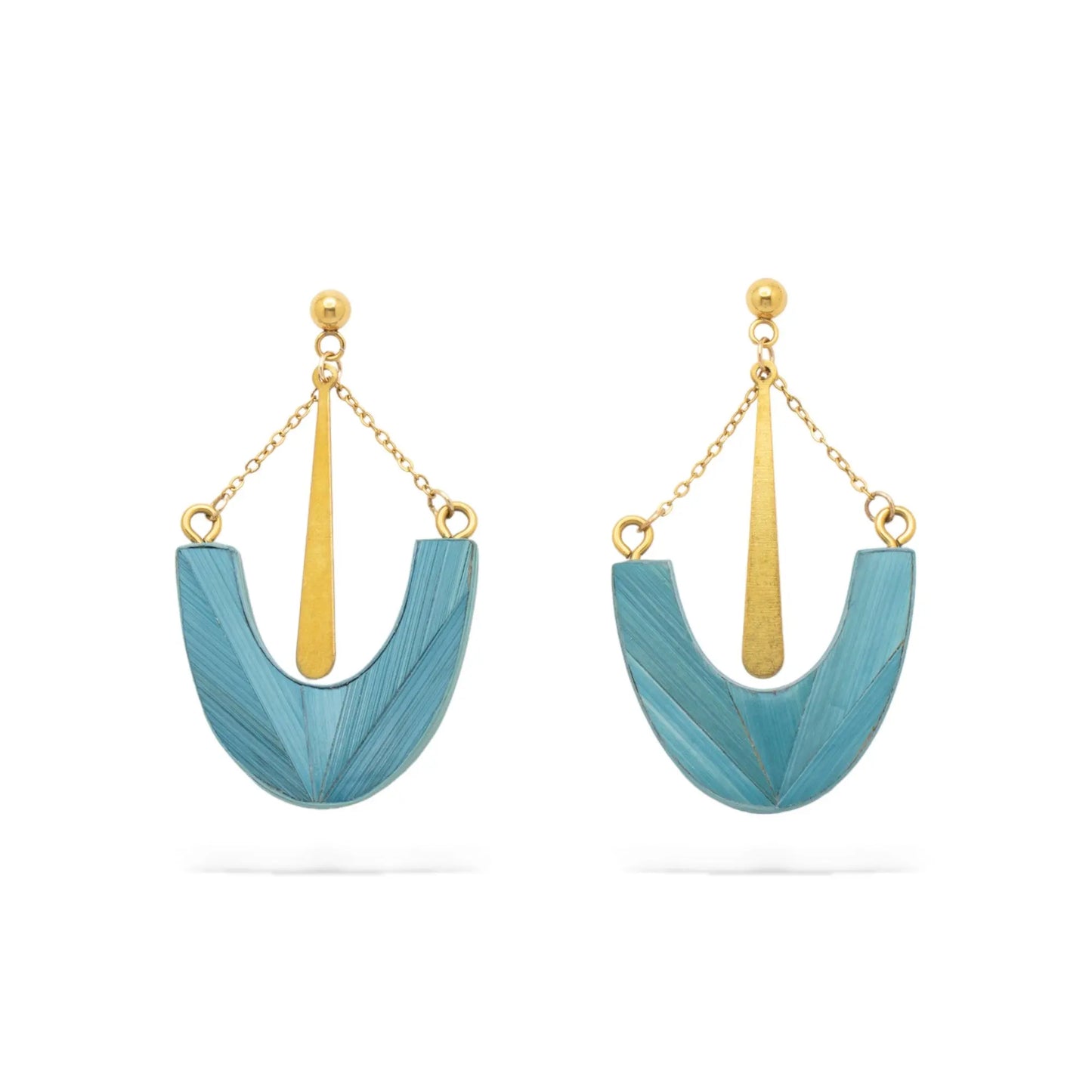 Ilargia Goutte Earrings - Sky Blue