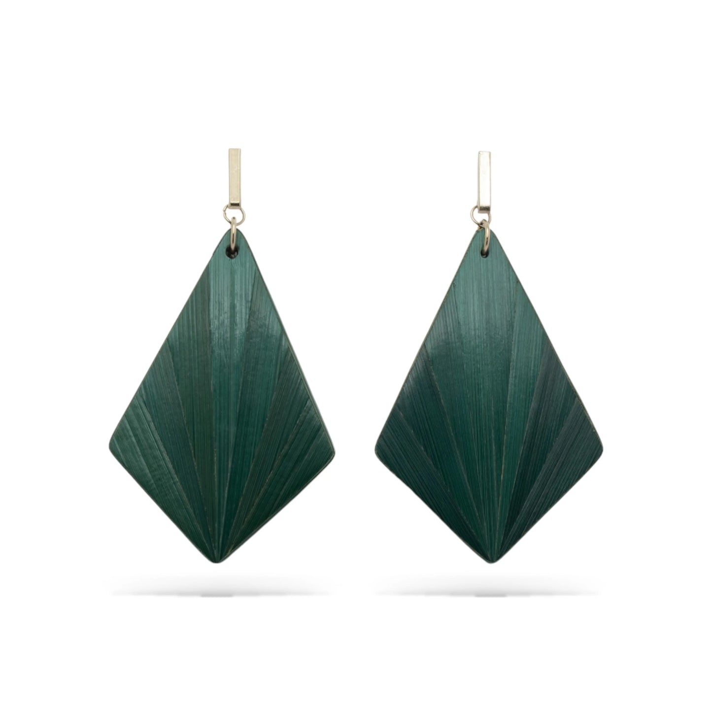 Boucles d'oreilles Malkoa - Vert émeraude Isabelle Vermont