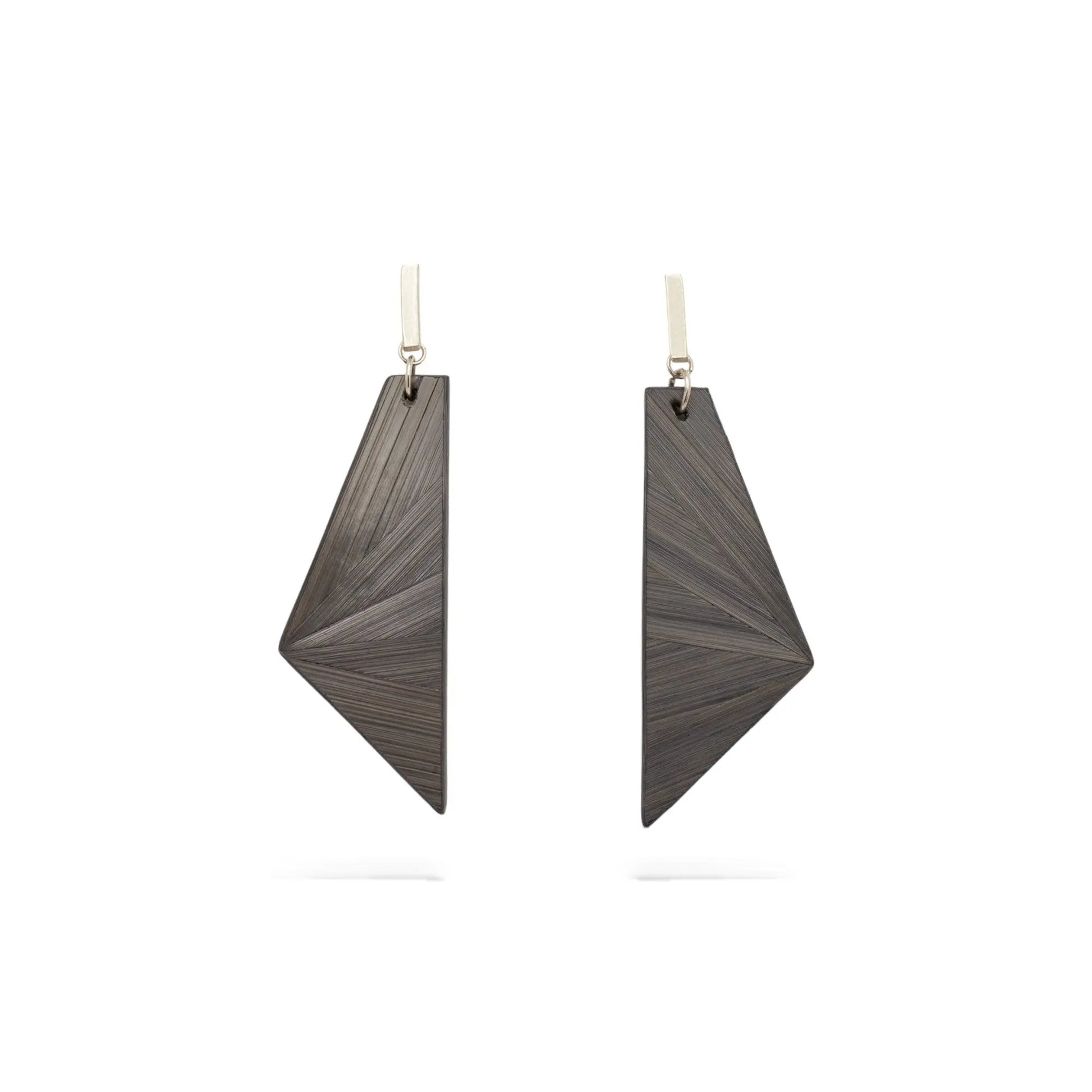 Boucles d'oreilles Mendi - Anthracite Isabelle Vermont