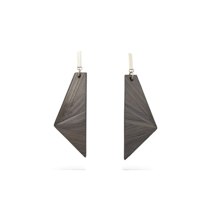 Boucles d'oreilles Mendi - Anthracite Isabelle Vermont